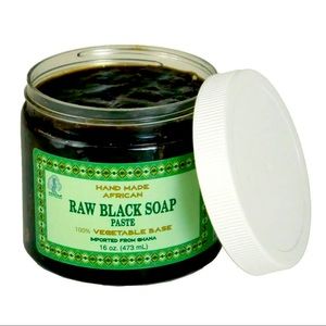 Raw African Black soap